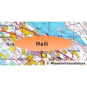 2443 Maastokartta 1:50 000, Ruukki 98-99/00, taitettu