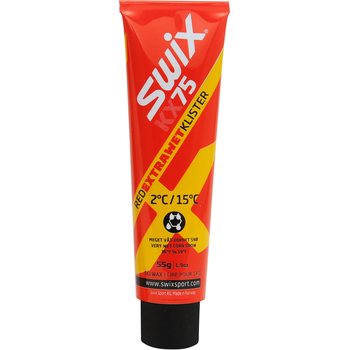 Swix KX75 Red Extra Wet Klister 2C/15C, 55g