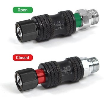XS Scuba Highland Inline Shut Off LP at 2nd Stage DELUXE w. Red- Green Indicator