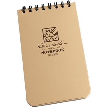 Weatherproof notebooks
