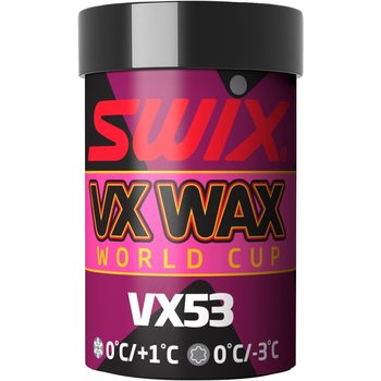 Swix VX53 High Fluor Grip Wax, 45g