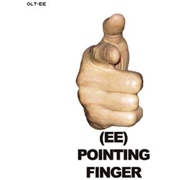 Law Enforcement Targets Pointing Finger Hand Overlay