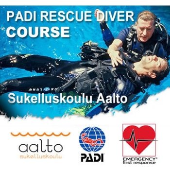 PADI Rescue Diver Superpaketti 3in1