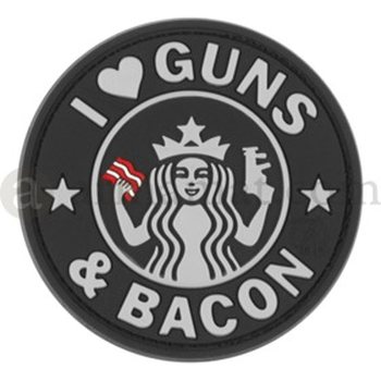 Clawgear Guns and Bacon Rubber Patch, Multicam