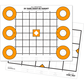 Rite in the Rain 25- & 100- Yard Zeroing Target / 25 pack