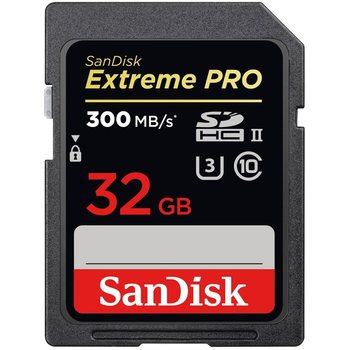Sandisk SDHC Extreme Pro 32 GB 300/260MB/s C10 UHS-II U3