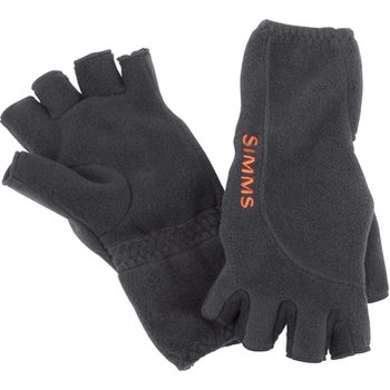 Simms Headwaters Half Finger Glove, Black, S