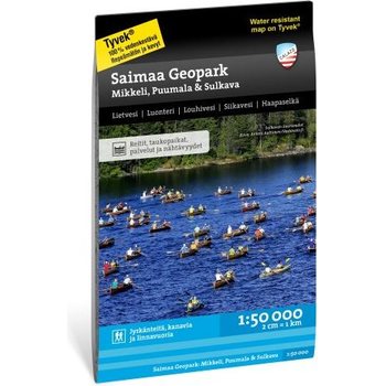 Calazo Saimaa Geopark Mikkeli Puumala Sulkava 1:50 000, 2019