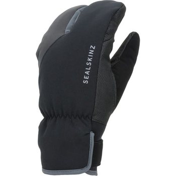 Sealskinz Waterproof Extreme Cold Weather Cycle Split Finger Glove, Black/Grey, XXL