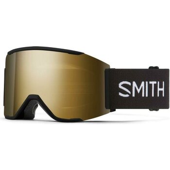 Smith Squad Mag, Black w/ ChromaPop Sun Black Gold Mirror + ChromaPop Storm Rose Flash
