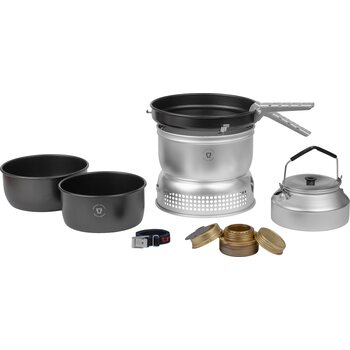Trangia Stove 25-6 UL, 2 saucepans and frypan (non-stick), aluminium kettle 0.9L