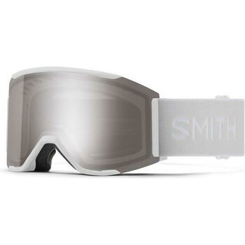 Smith Squad Mag, White Vapor w/ ChromaPop Sun Platinum Mirror + ChromaPop Storm Rose Flash