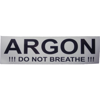DirZone ARGON-sticker, 17 x 5 cm