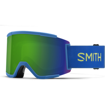 Smith Squad XL, Electric Blue w/ ChromaPop Sun Green Mirror + Extra lens