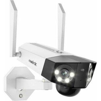 Reolink Duo Wifi battery powered 2x4MP AI camera for outdoor use with LED-spotlights