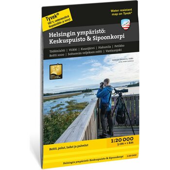 Calazo Helsingin ympäristö: Keskuspuisto & Sipoonkorpi 1:20 000