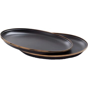 Barebones Enamel Deep Plate Set 2pcs