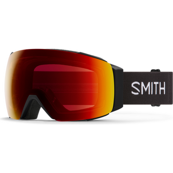 Smith I/O Mag, Black w/ Chromapop Sun Red Mirror + Chromapop Storm Yellow Flash