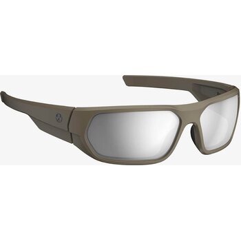 Magpul Radius Eyewear, Polarized - FDE Frame, Gray Lens/Silver Mirror