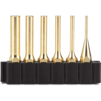 FixitSticks Brass Pin Punch Set (6 Punches)