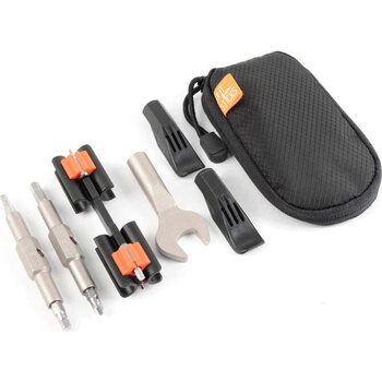 FixitSticks Commuter Kit (Replaceble Sticks, Bracket, 8 Bits, Tire Levers, 15mm Wrench, Case)