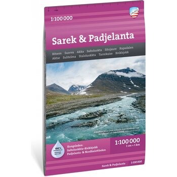 Calazo Sarek & Padjelanta 1:100 000