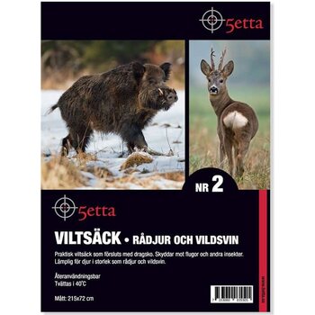 5etta Game bag Deer & Boar 215 x 72cm