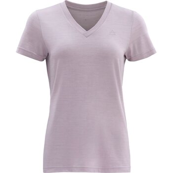 Devold Hareid Merino 200 V-Neck Tee Womens -naisten t-paita