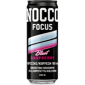 NOCCO Focus Raspberry Blast - energiajuoma