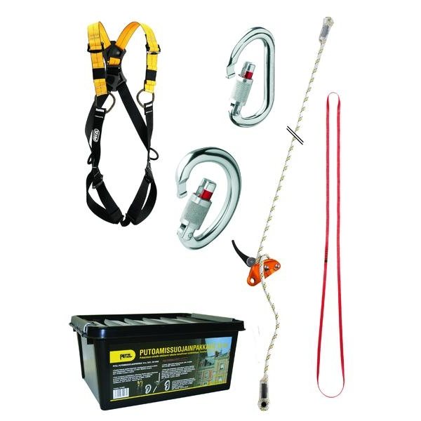 Petzl Putoamissuojainpakkaus kattotyöskentelyyn 10m