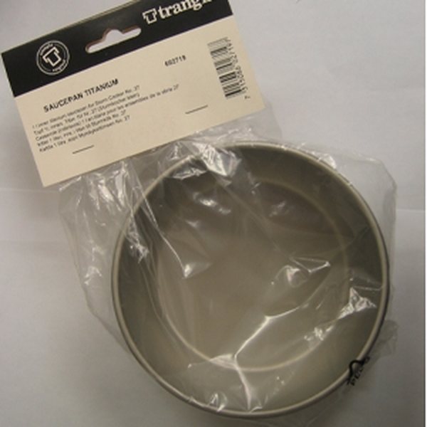 Trangia Outer saucepan for stove series 27, Titanium, 1.0 litre