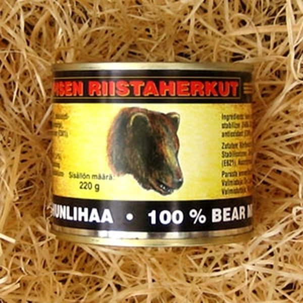 Riipisen riistaherkut Bear meat 100%