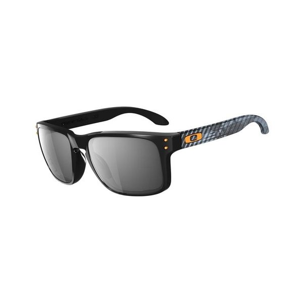 Oakley Holbrook, Max Fearlight, Polished black, black iridium