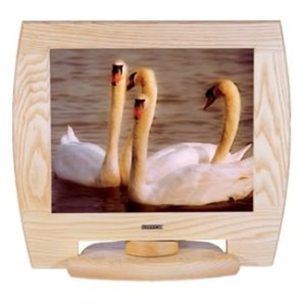 Swedx 19 inch wooden monitor with AV-port