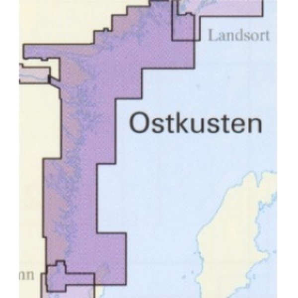 Ruotsi, merikorttisarja C, Itärannikko