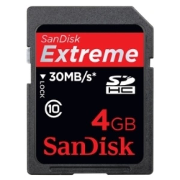 Sandisk Extreme SDHC 4GB