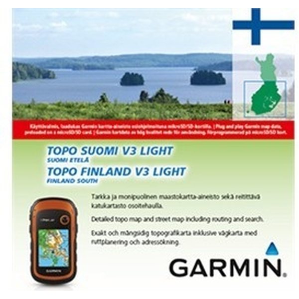Garmin TOPO Suomi v3 Light - Etelä-Suomi