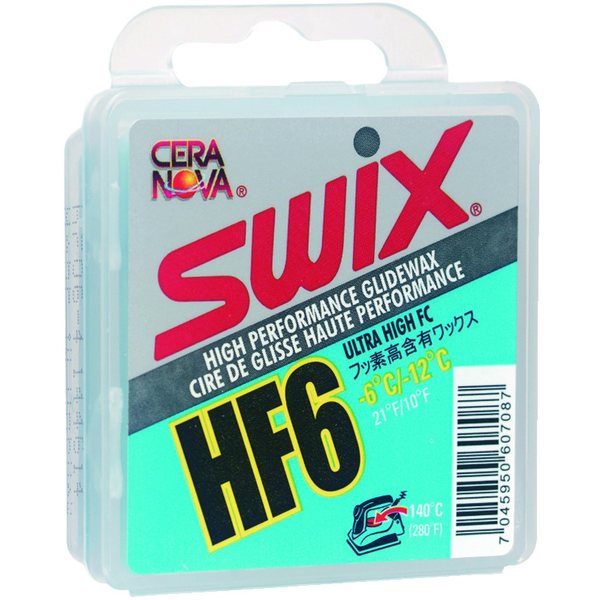 Swix HF6 Blue -6C/-12C, 40g | High fluor glide waxes | Varuste.net