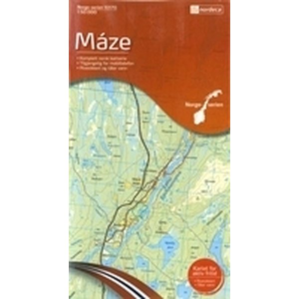 Norja 10170, Maze 1:50 000, topografinen kartta