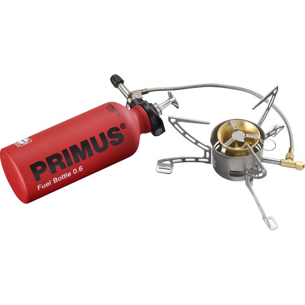 Primus OmniFuel monipolttoainekeitin + polttoainepullo suojakorkilla