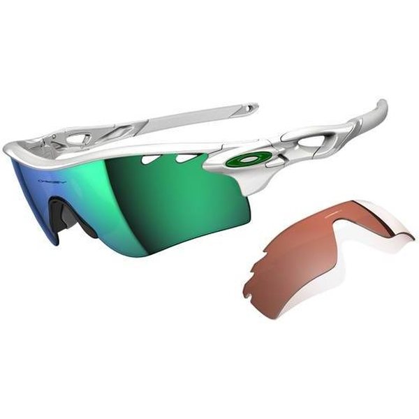 Oakley Radarlock Path Vented, Polished White w/Jade Irid & VR28