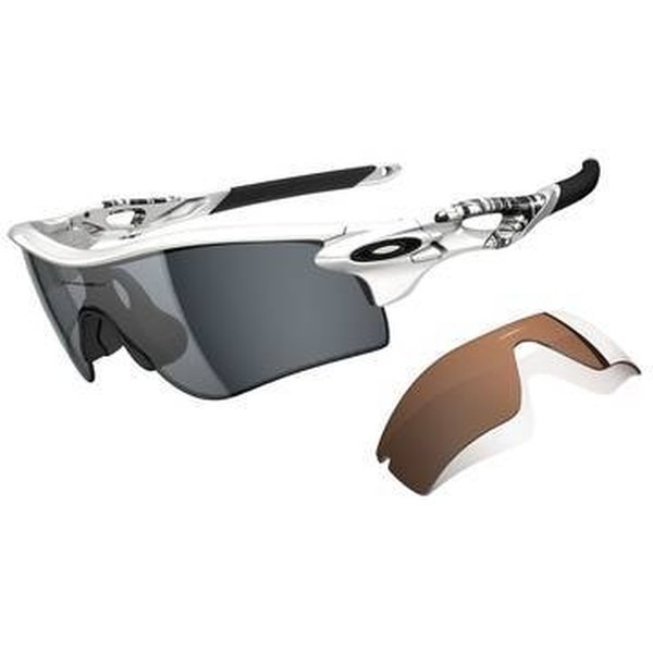 Oakley Radarlock Path, Matte White/Grey Polarized & VR28 Iridium