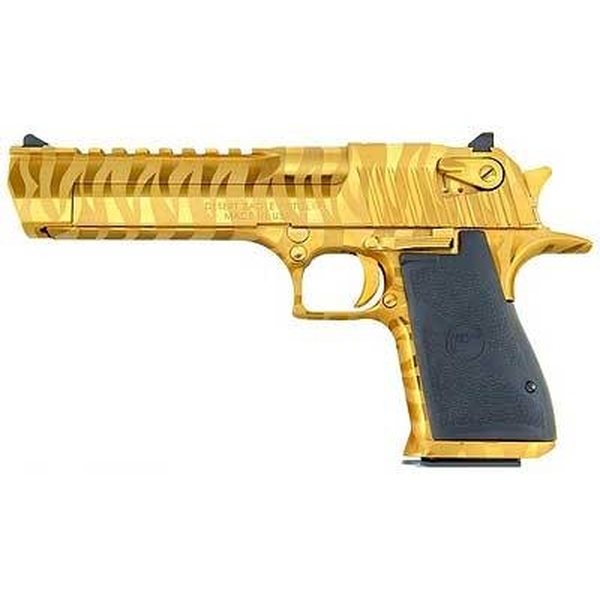 Magnum Research Desert Eagle, MK19 44MAG 6" TITAN GLD W/TGERSTP