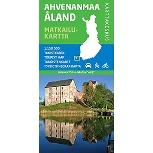 Ahvenanmaa 1:150 000 matkailukartta, 2014