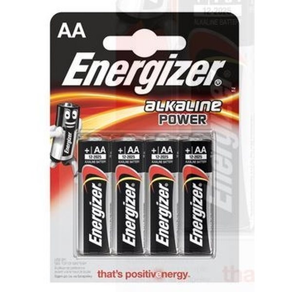 Energizer Batteri AA/LR6 Alkaline Power 4-pack