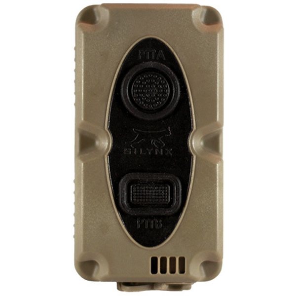 Silynx Micro Wireless PTT (MWPTT) (Includes Picatinny Rail Adaptor), color - Tan