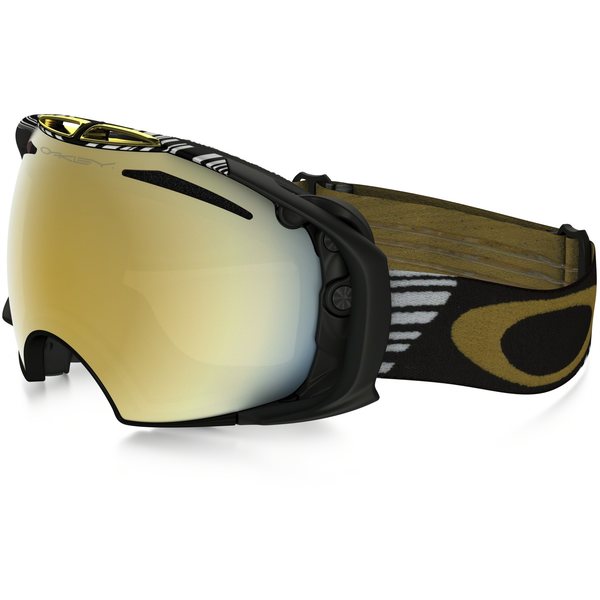 Oakley Airbrake Shaun White Black/Gold w/ 24K Iridium & Persimmon