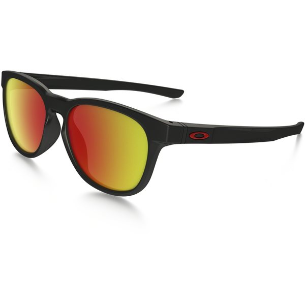 Oakley Stringer, Matte Black w/ Ruby Iridium