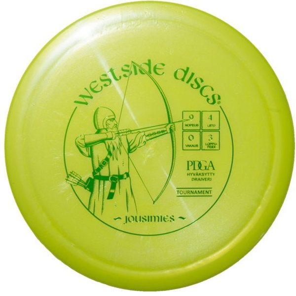 Westside Discs Longbowman, Tournament-plastic
