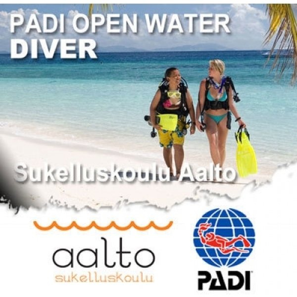 PADI Open Water Diver - laitesukelluksen peruskurssi kuivapuvulla (OWD)